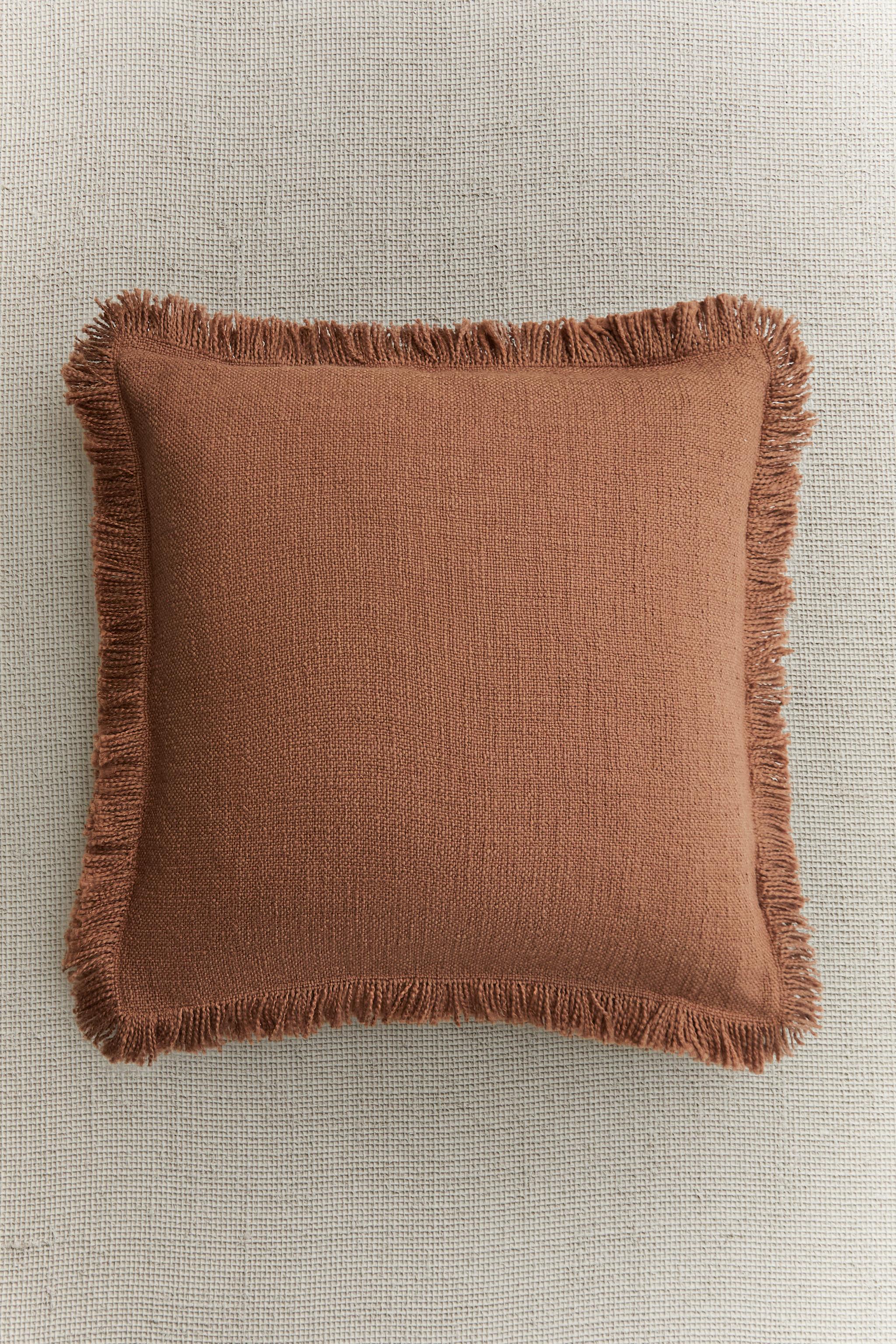 HOUSSE DE COUSSIN FRANGES